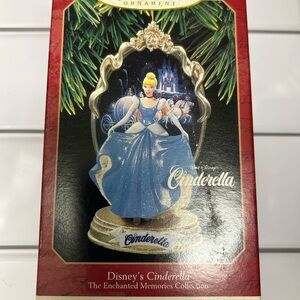 Hallmark Disney Cinderella Ornament - Blue and Gold